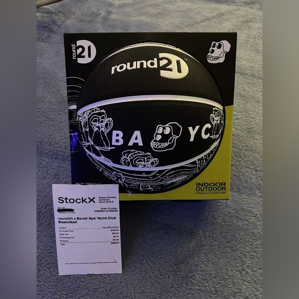 Bored Ape Yacht Club x Round 21 Basketball - Authentic Unopened New In Box BAYC